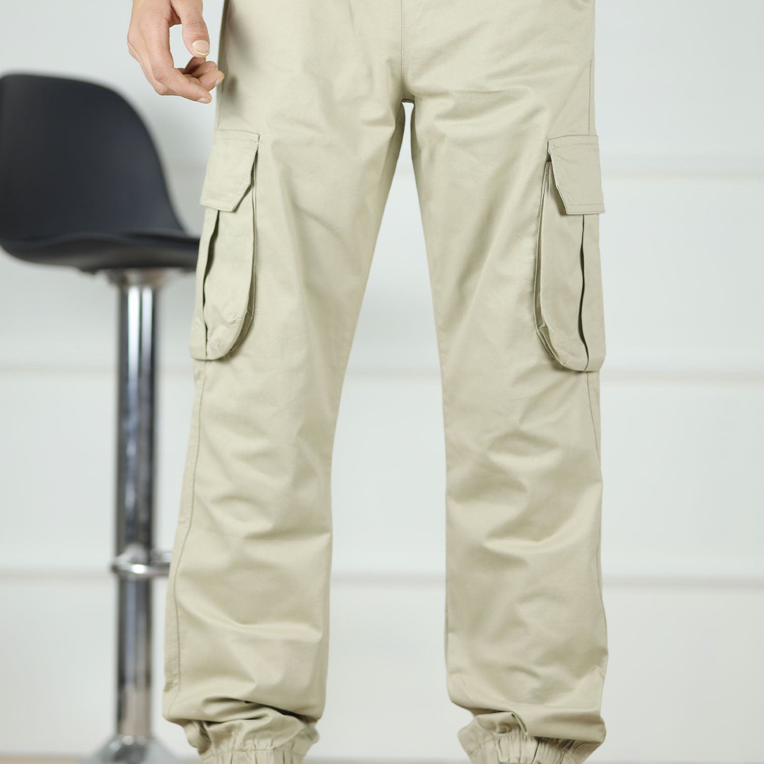 Turbo DrawString Pockets Cotton Cargo Trouser