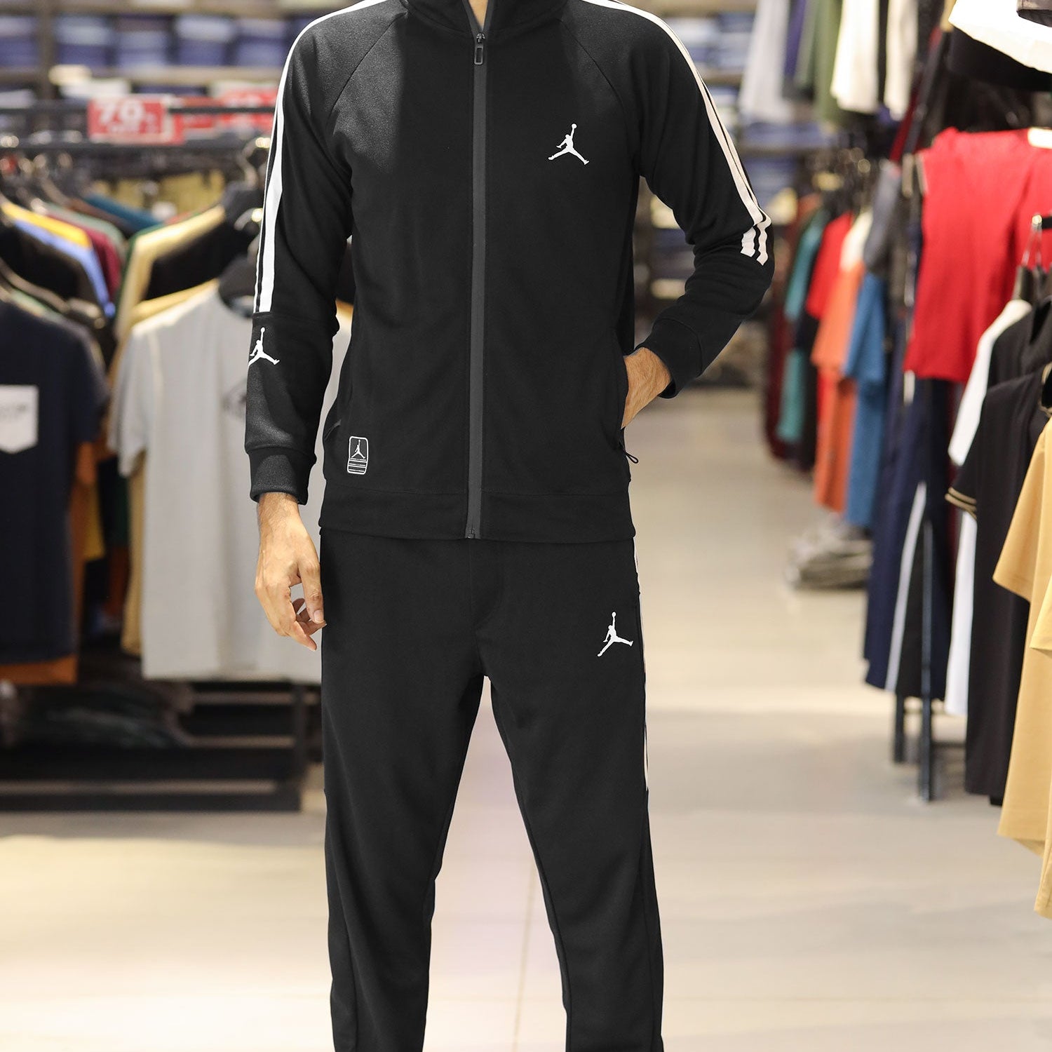 Jrdn Jumpman Signature Slogan Zipper Tracksuit