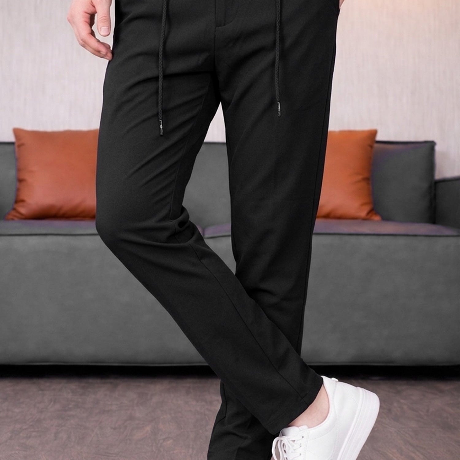 Men's Thread Style Slim Fit Trouser