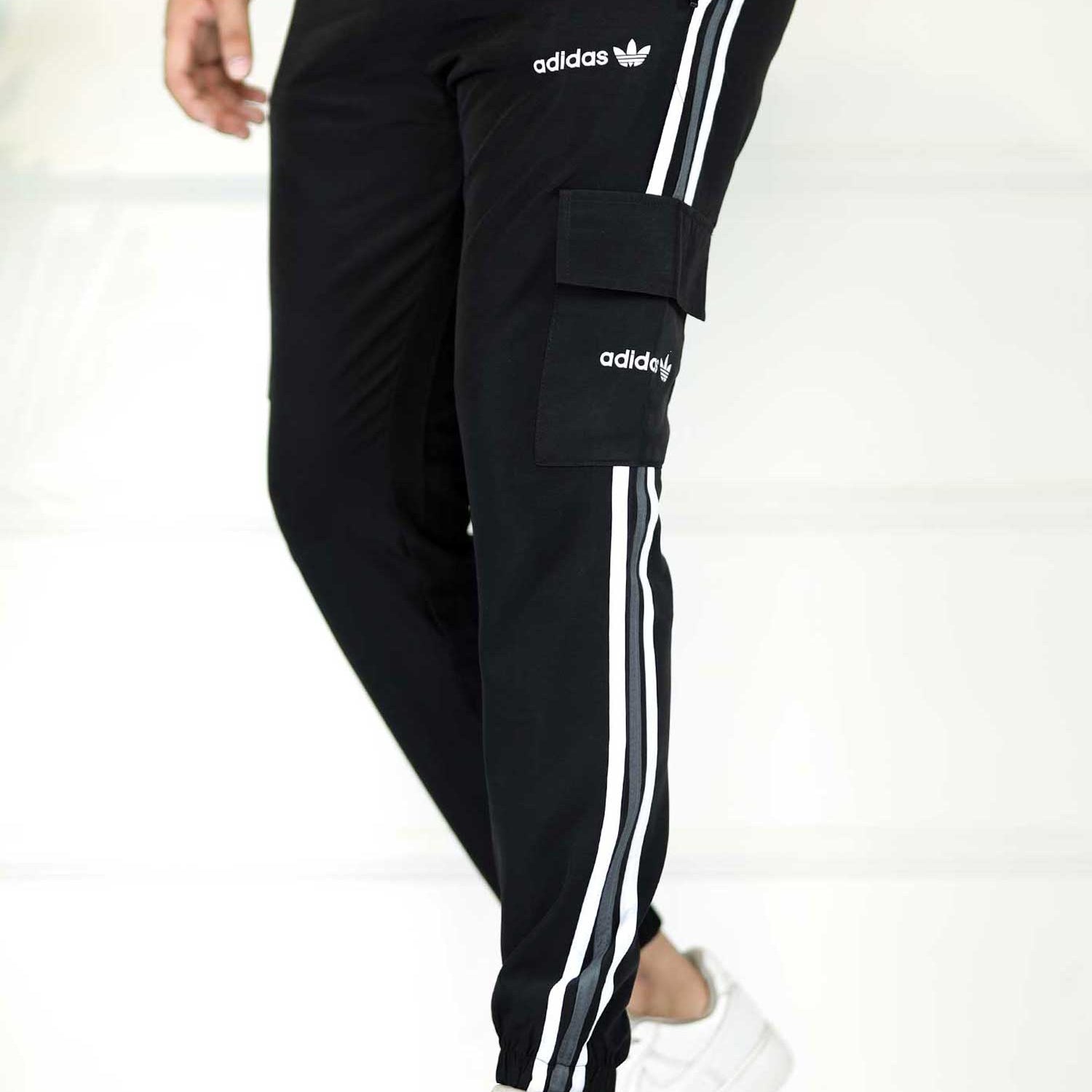 Adds Micro Stripes Slimfit Imported Sportswear Trouser