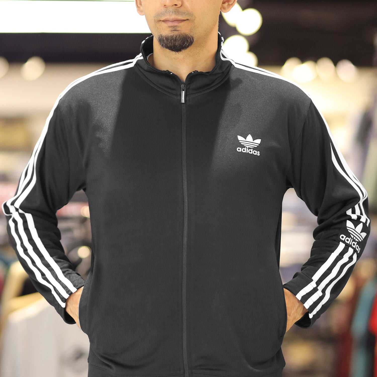 Adds 3-Stripes Signature Men Zipper Upper