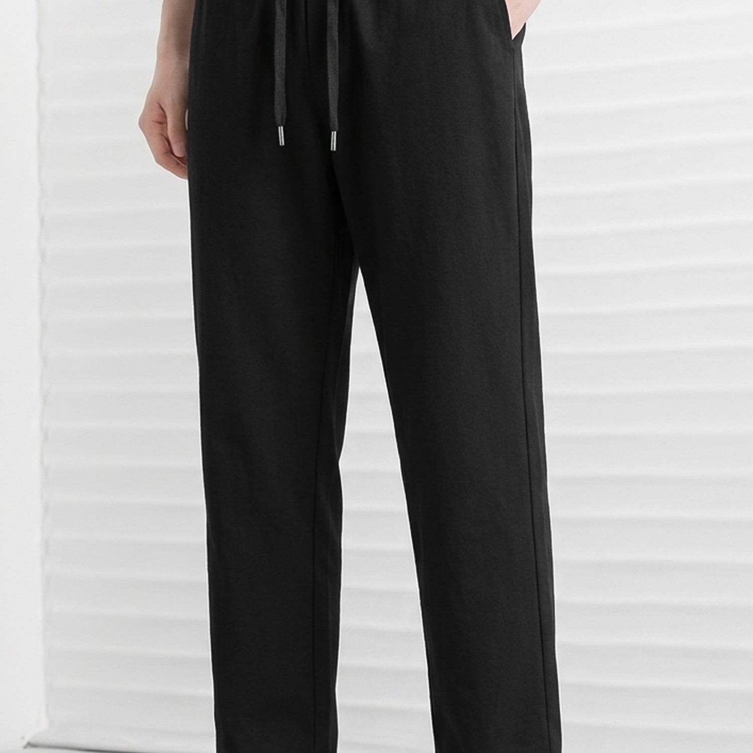 Men's Stapered Knitted Fit Slim-Fit Trouser