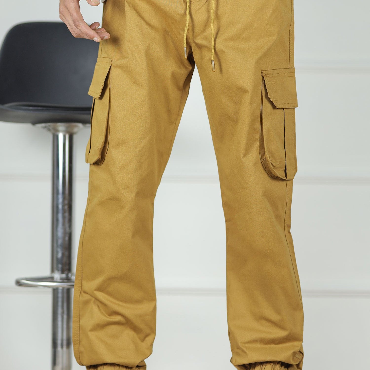 Turbo DrawString Pockets Cotton Cargo Trouser