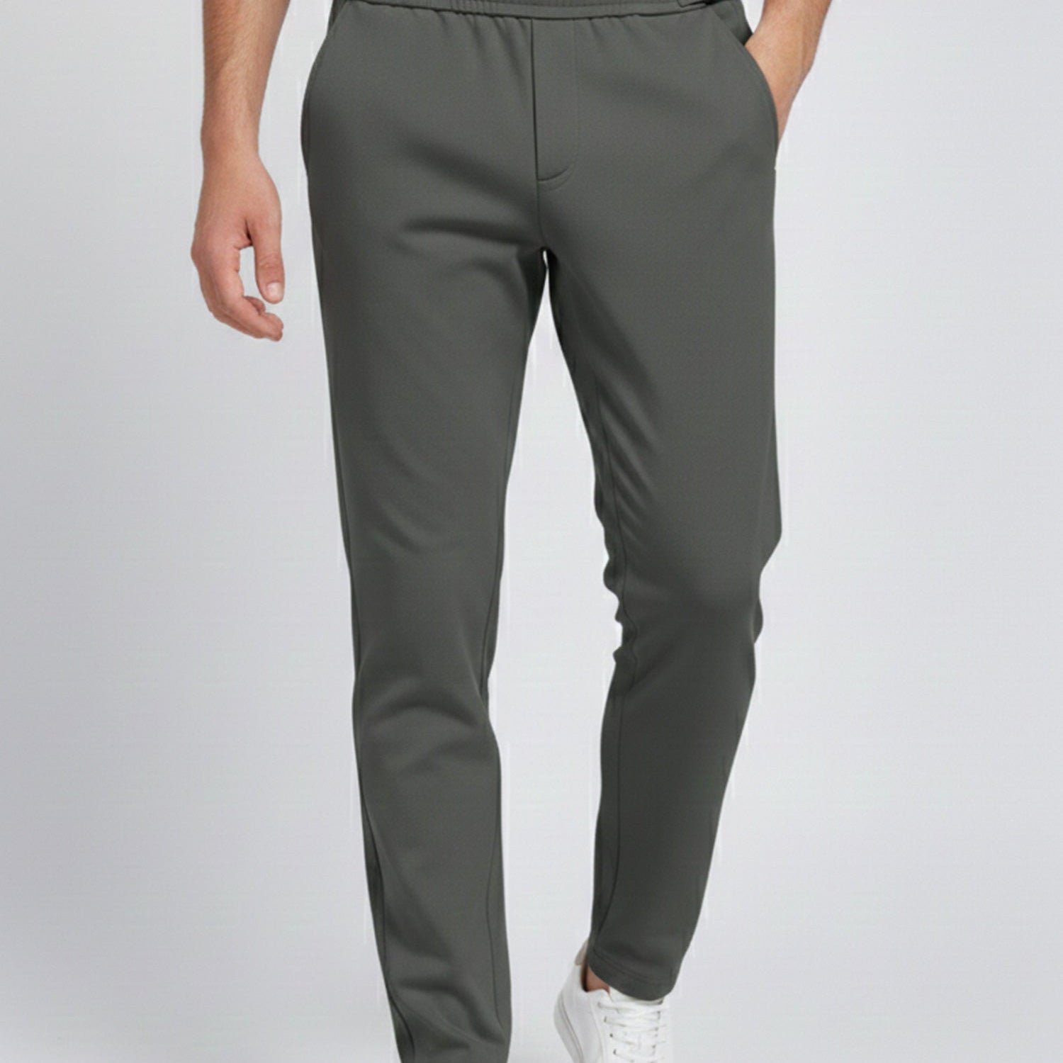 Turbo Adjustable Waist Chino Motif Trouser