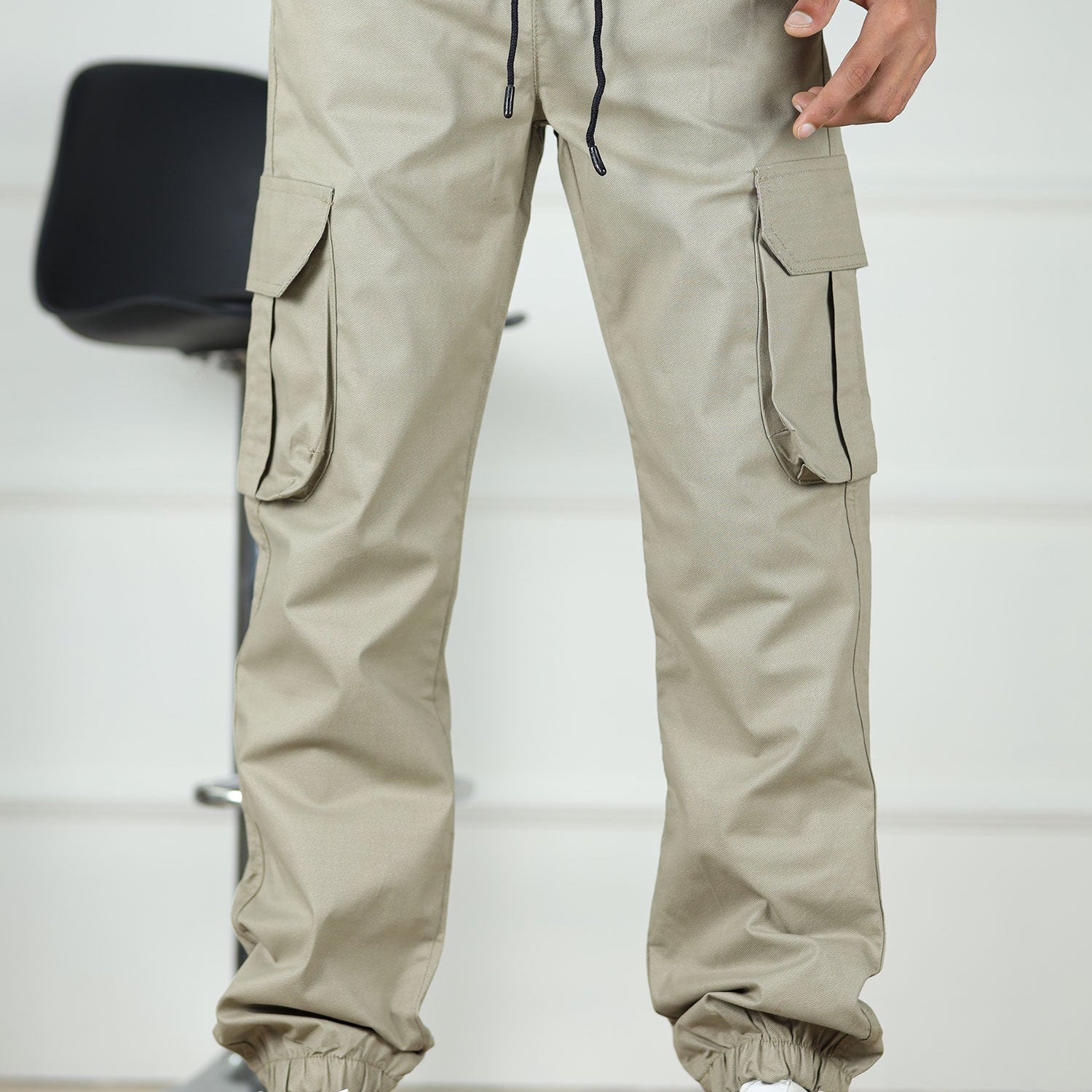 Turbo DrawString Pockets Cotton Cargo Trouser