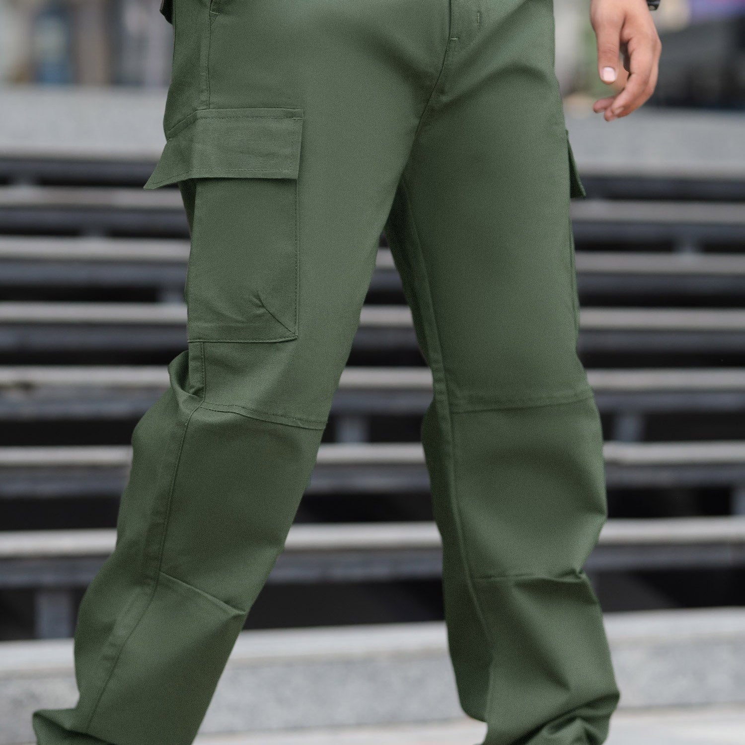 Men's Relax-Fit Knitted Cargo Trouser