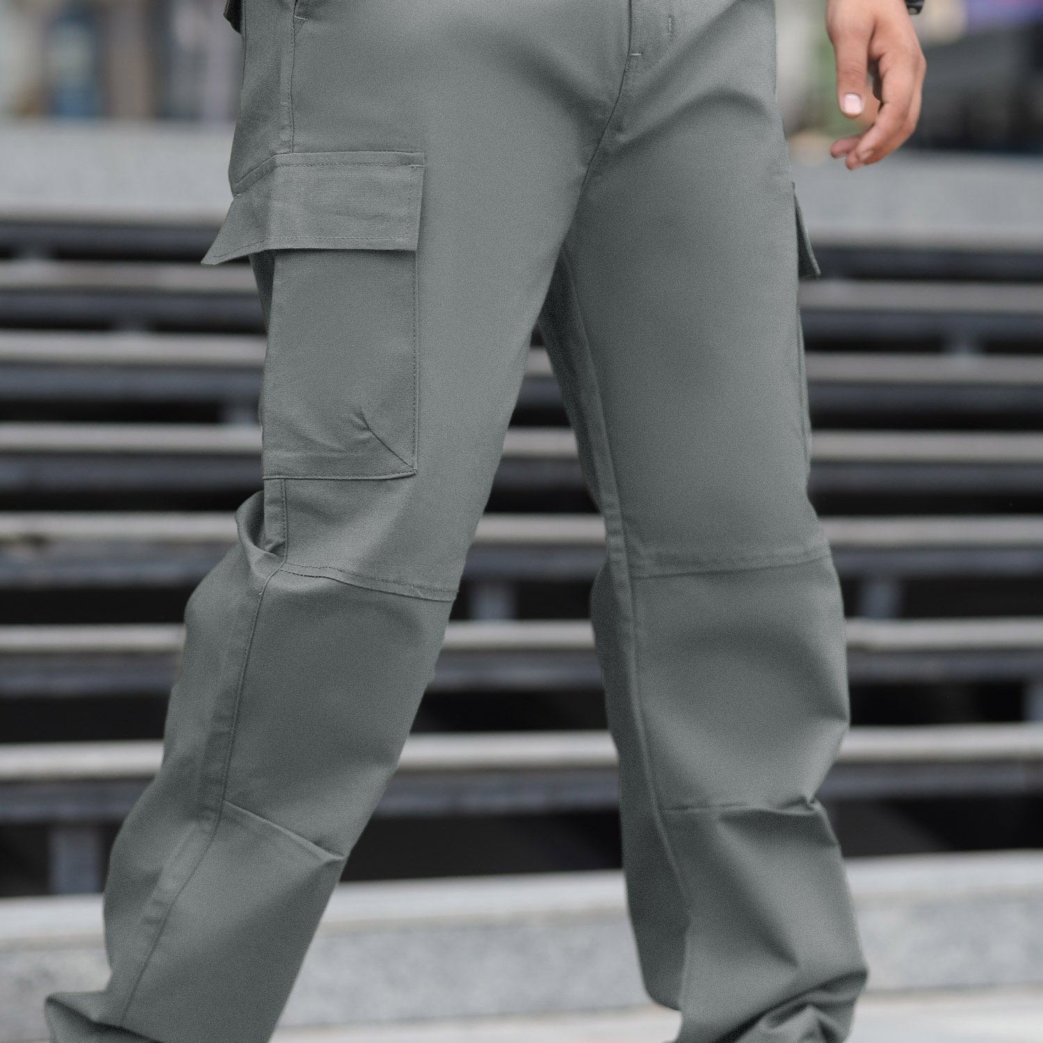 Men's Relax-Fit Knitted Cargo Trouser