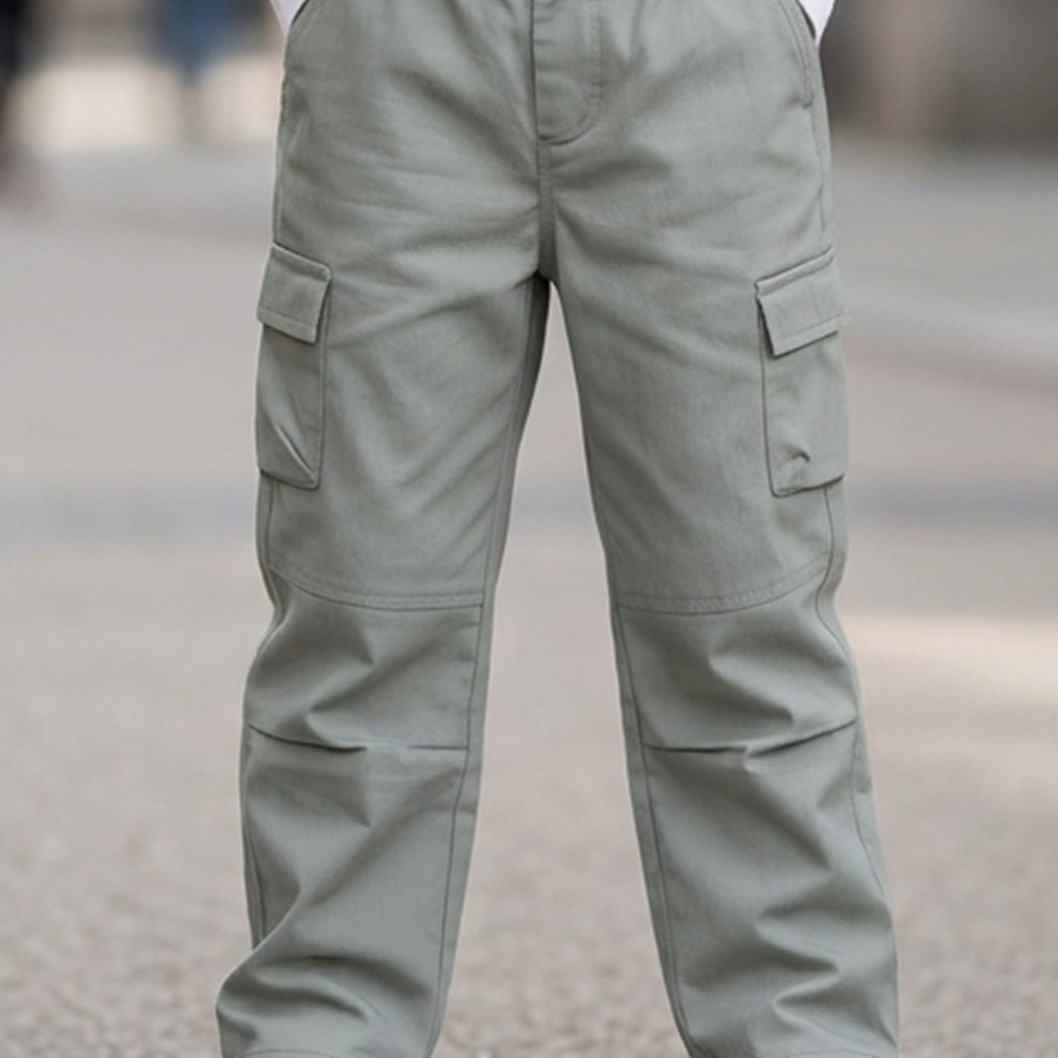 Turbo Relax-Fit Knitted Cargo Kids Trousers For Boys