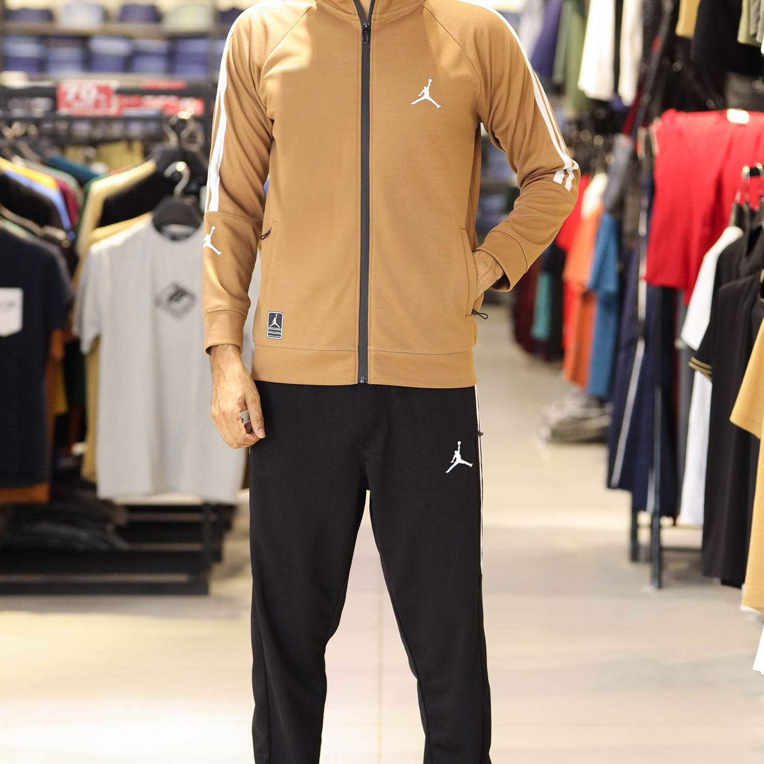 Jrdn Jumpman Signature Slogan Zipper Tracksuit