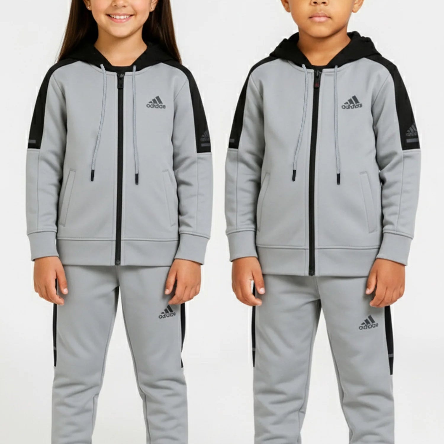Adds Essential Performance Hooded Unisex Kids Tracksuit