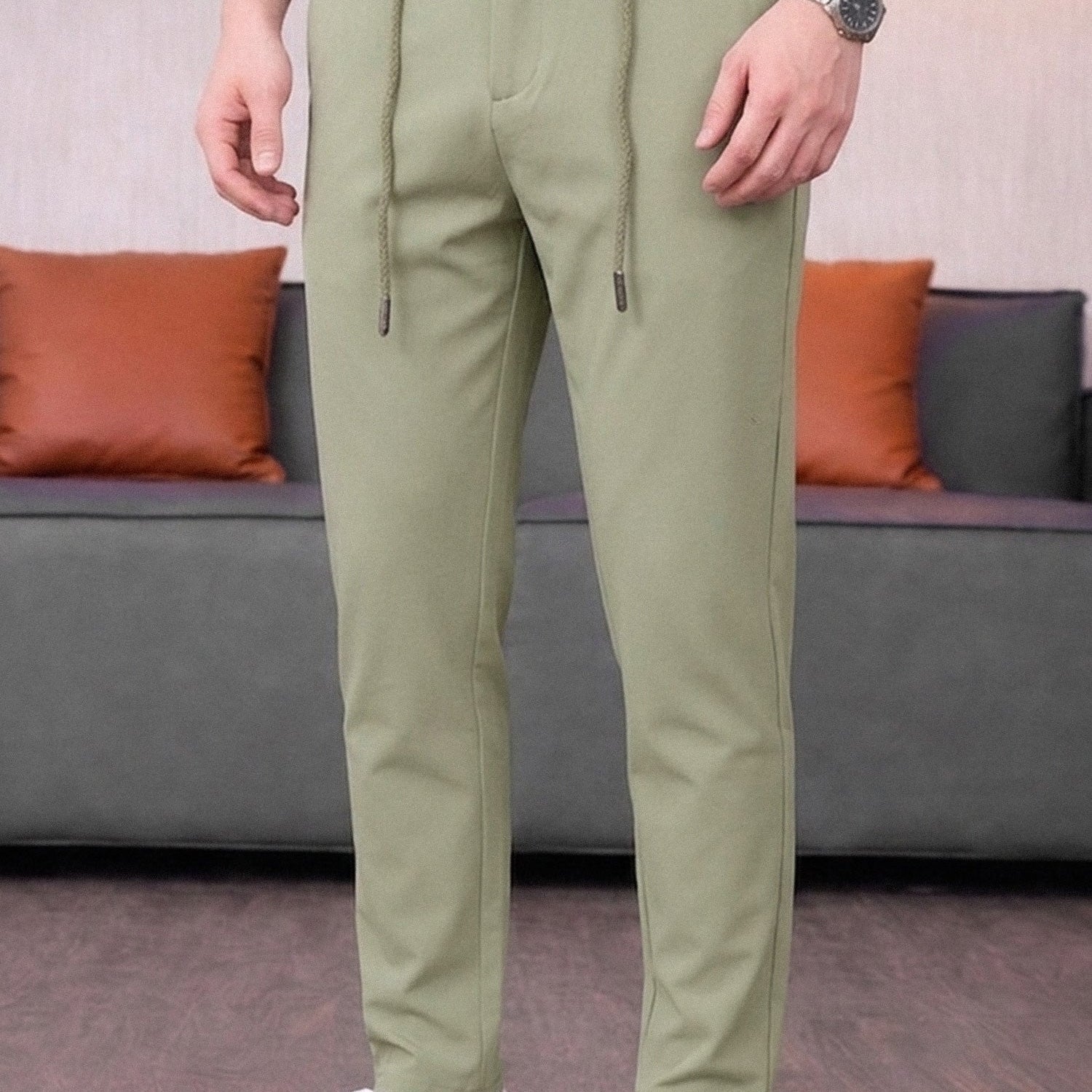 Men's Thread Style Slim Fit Trouser