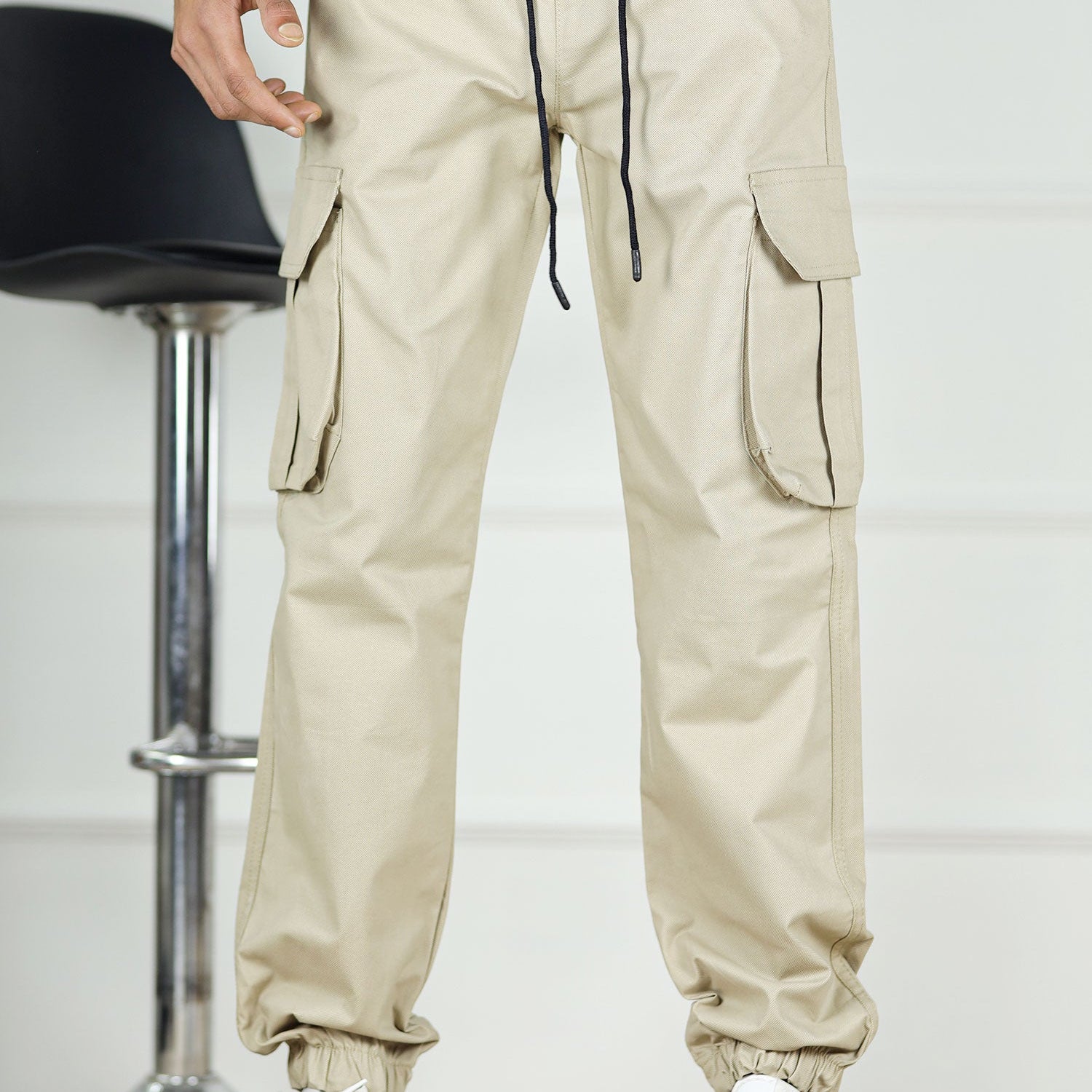 Turbo DrawString Pockets Cotton Cargo Trouser