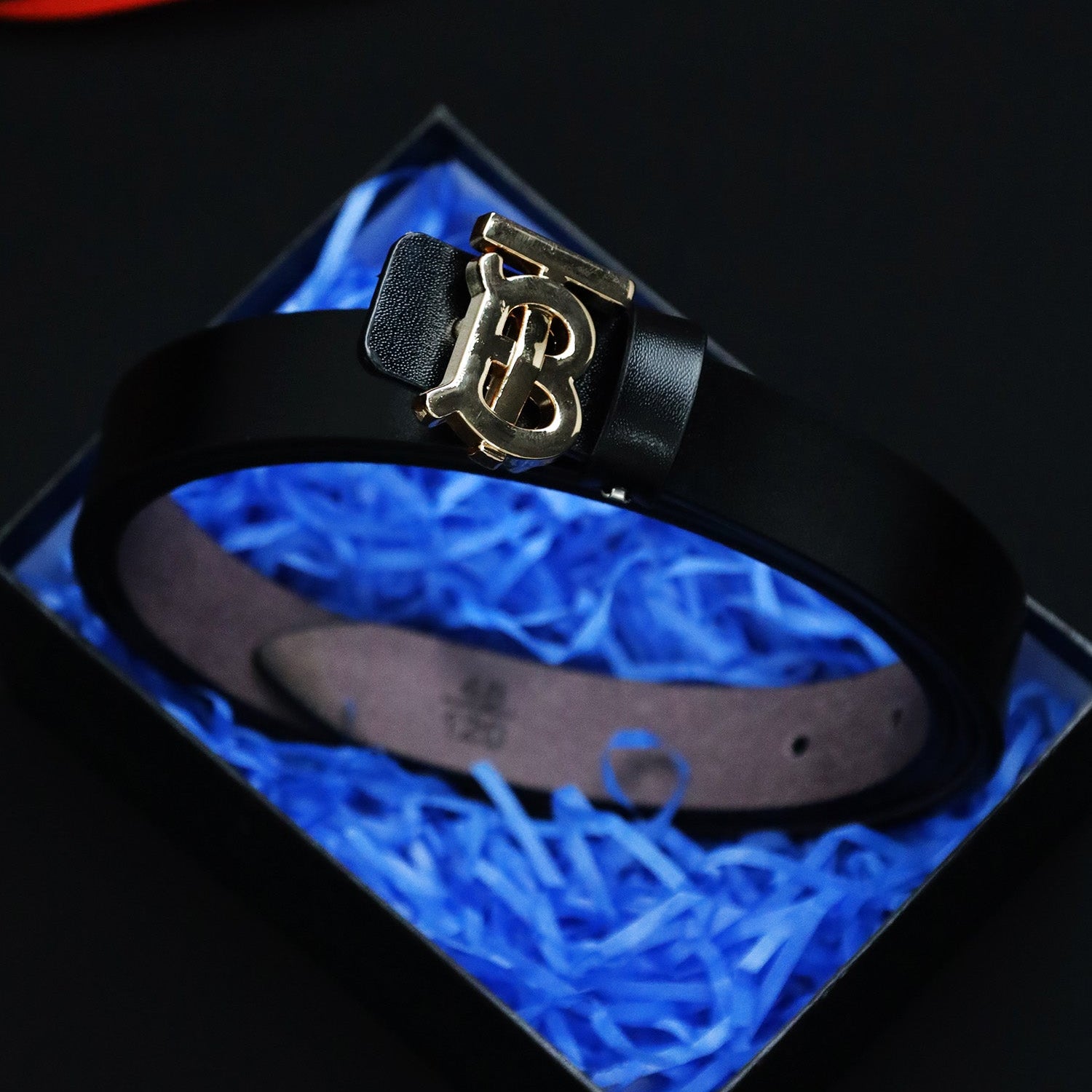 Burbrry Metal Alloy Automatic Buckle Branded Belt