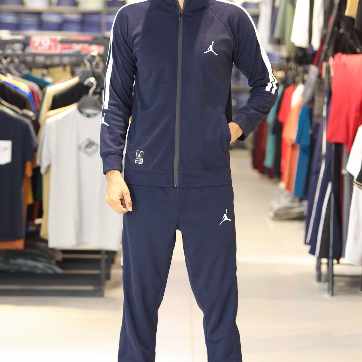Jrdn Jumpman Signature Slogan Zipper Tracksuit