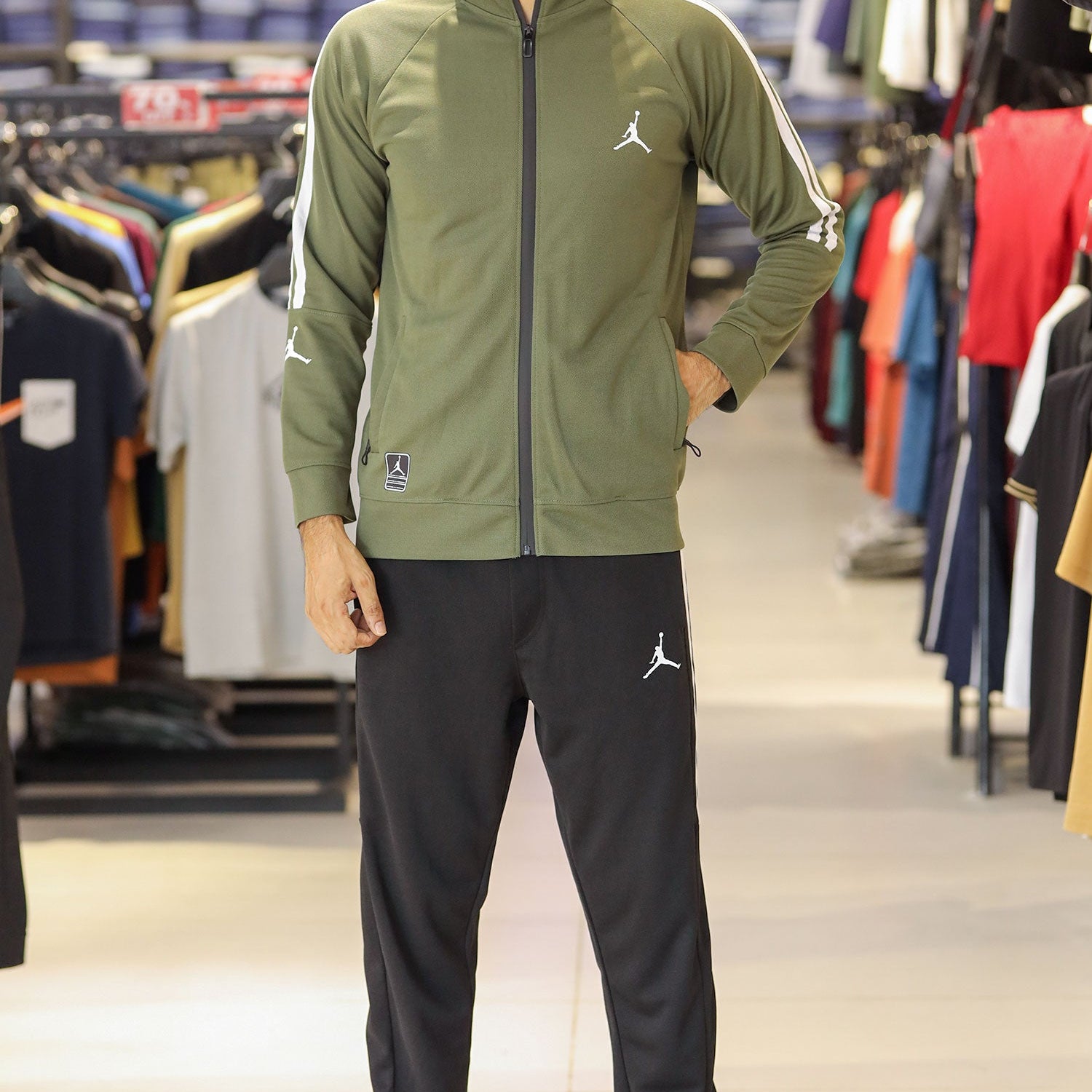 Jrdn Jumpman Signature Slogan Zipper Tracksuit