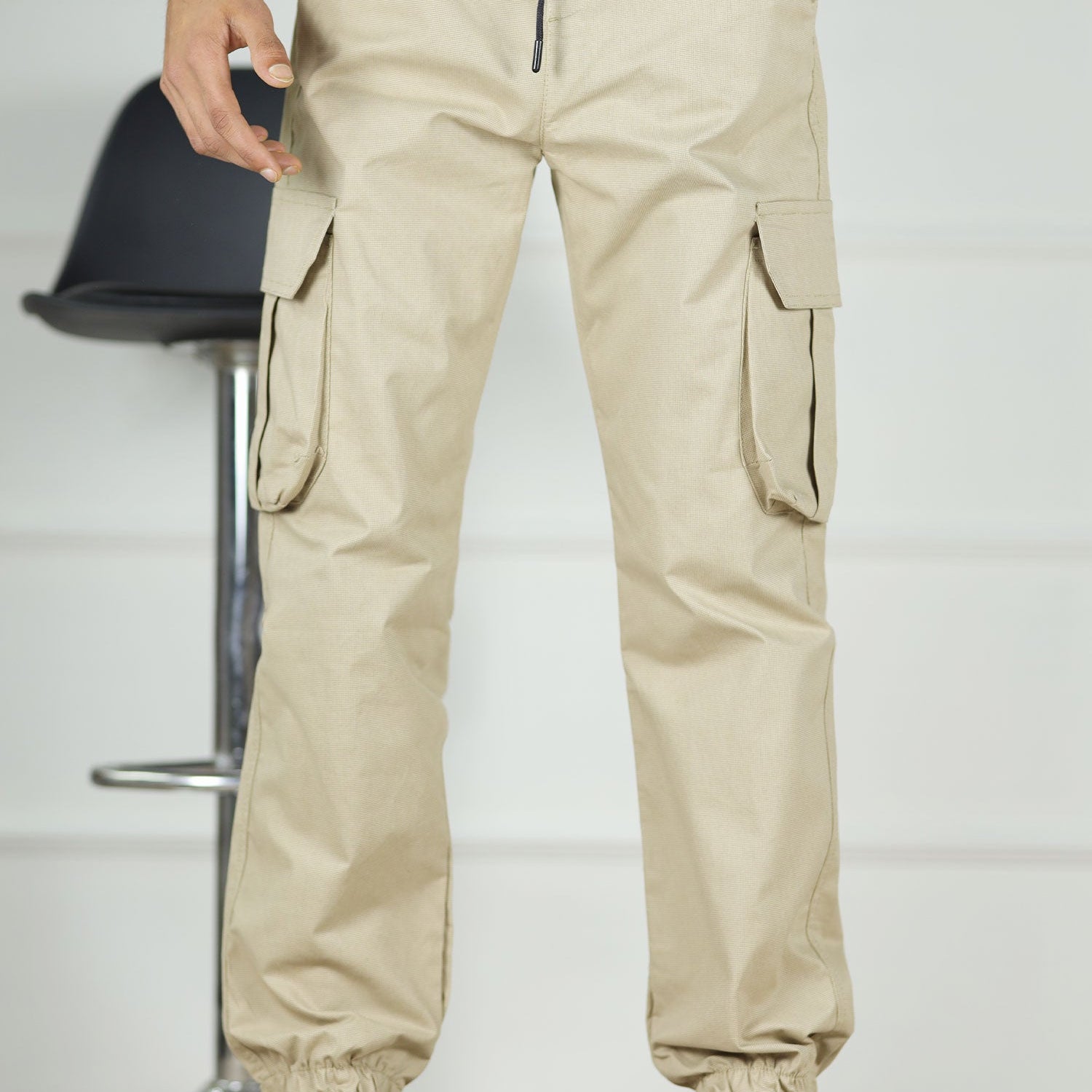 Turbo DrawString Pockets Cotton Cargo Trouser