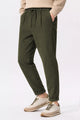 Turbo Urban-Fit Single Plate Waffle Trouser In Olive Green
