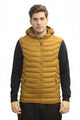 Hollow Padded Imported Men's Gilet In Mustard Yellow
