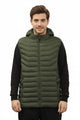 Body Warmer Imported Men's Gilet In Olive