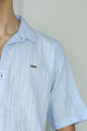Turbo Endless Cool Embossed Casual Shirt In Light Blue