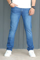 Stylish Slim Fit Turbo Jeans In Blue