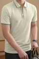 Turbo Johnny Collared Style Men's Polo T-Shirt In Beige