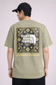 Mens Back Printed Style Graphic Tee