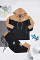 Nke Sportswear Tech Full-Zip Unisex Younger Kids Tracksuit In Black&Camel