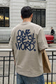 Turbo Bold Culture Men's Oversize Tee In Beige