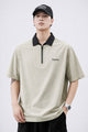 Turbo Dubilo Zipper Imp Silk Polo Shirt
