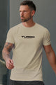 Turbo's Apex Strength Elite Division Dry-Fit Tee In Beige