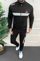 Rebok Ufc Fk Blank Walkout Mock Neck Tracksuit In Black