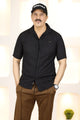 Turbo Wave Texture Crochet Casual Shirt