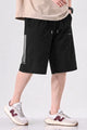 OverSized  All Day Wear Raw Edge Elastic Shorts