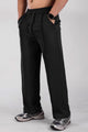 Turbo Poplin Front-Double Line Trouser In Black