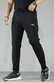 Pma Run Tapered Men's Dry-fit Trouser In Black