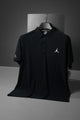 Jrdn Team Style Jumpman Dry-Fit Polo In Black