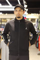 Jrdn Team Flight Training Men Zipper Upper  In Black