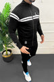 Turbo Edge Slim Fit Mock Neck Zipper Style Tracksuit