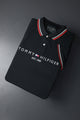 Tmy Hilfgr Casual Prestige Men's Polo Shirt In Black