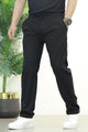 XRSN Double Plate Style Slim-Fit Trouser In Black