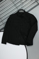 Regular Fit Self Design Imported Light Weight Jacket In Black