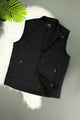 Diamond Quilted Heritage Vest Imported Men's Gilet In Black