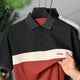 Turbo Panel Style Men's Polo Shirt  In Black