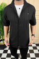 Turbo Minimalist Design Half Sleeve Casual Shirt