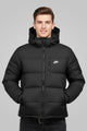 Nke 2 Colors Style Men's Imported Puffer Jacket In Black