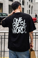 Turbo Bold Culture Men's Oversize Tee In Black