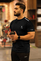 Turbo Elite Performance Series Dry-Fit Tee In Black