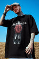 Lmanbros Graphic Round Neck T-shirt Black