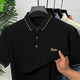 Turbo Striped Tipping Men's Polo T-Shirt In Black